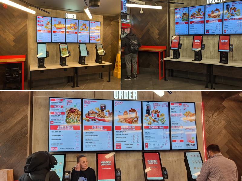 KFC Manchester - Piccadilly Menu