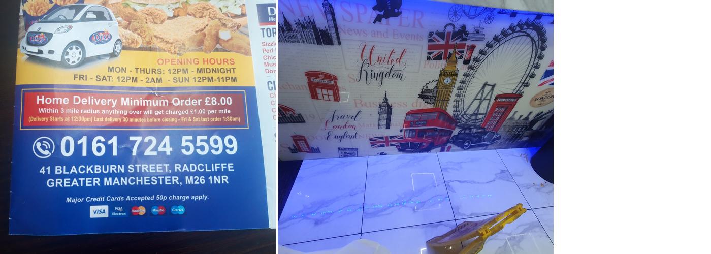 Dixy Chicken Radcliffe Menu