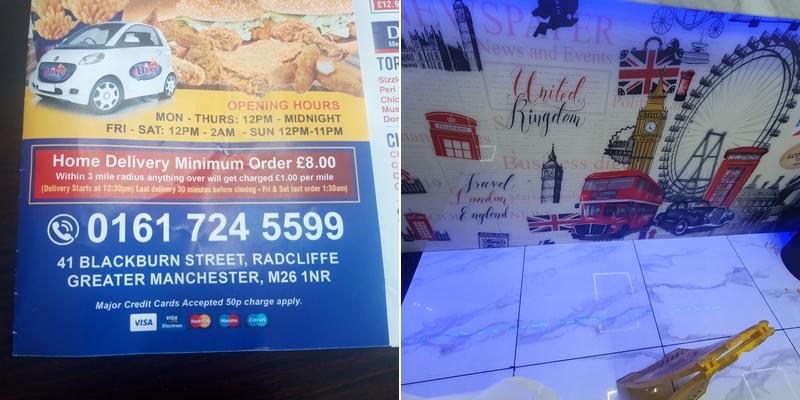 Dixy Chicken Radcliffe Menu