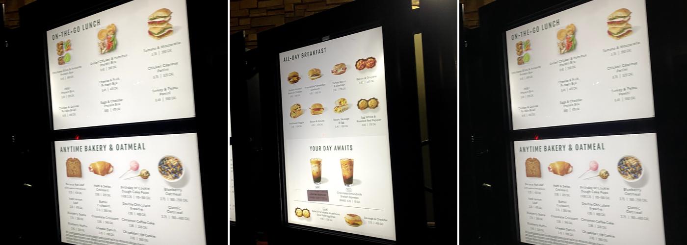 Starbucks Menu