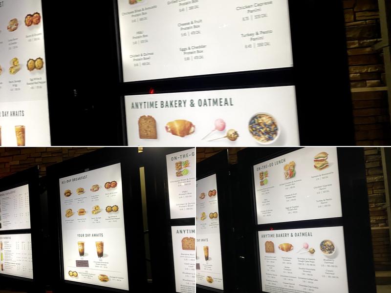 Starbucks Menu