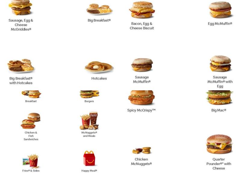 McDonald's Menu