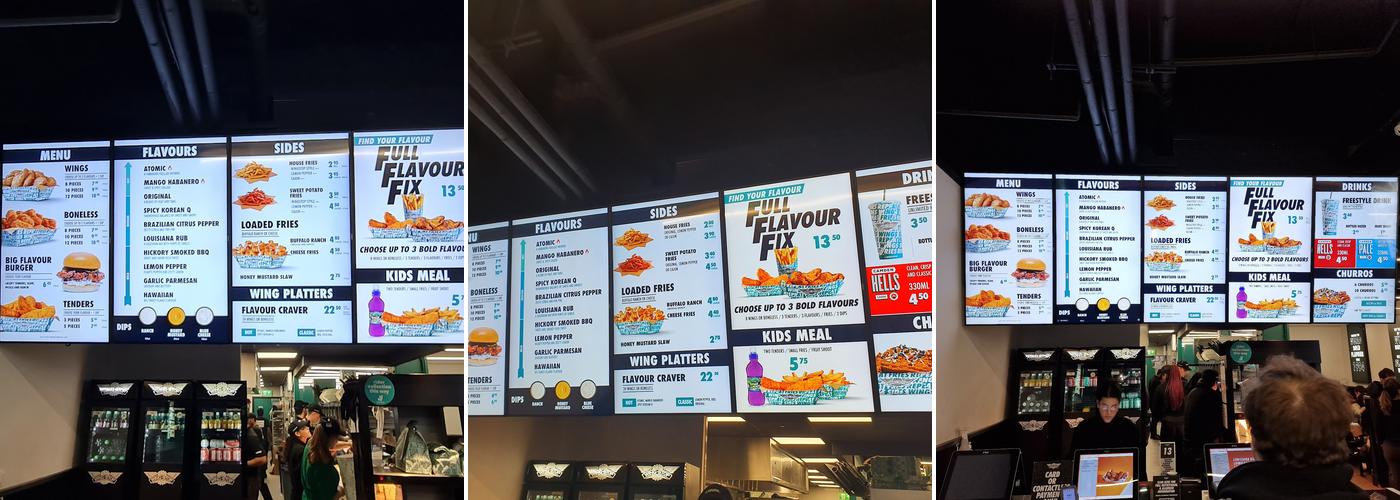 Wingstop Menu