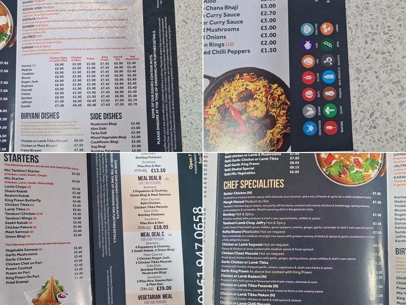 Shuhel Tandoori Menu