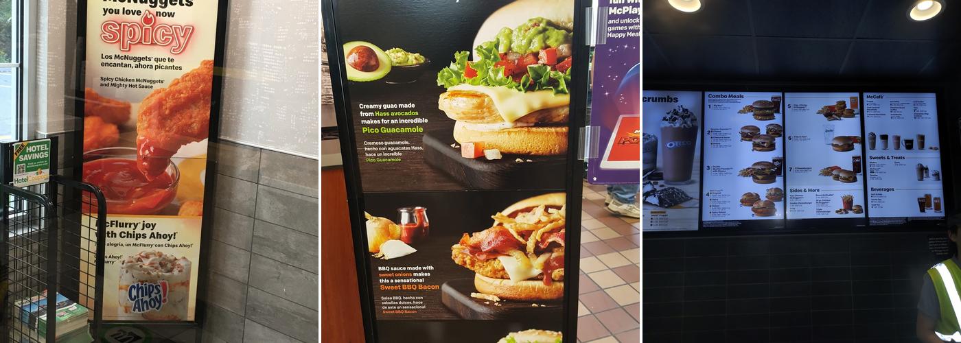 McDonald's Menu