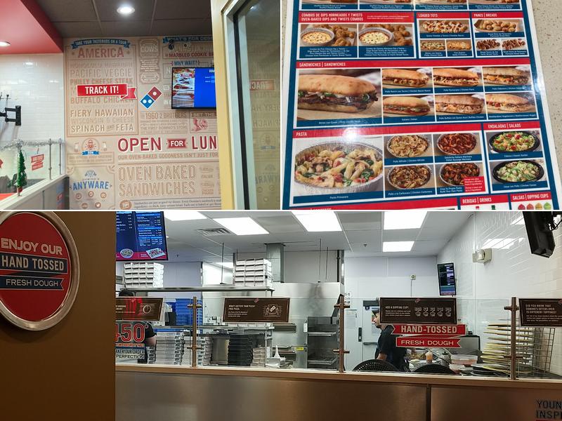 Domino's Pizza Menu