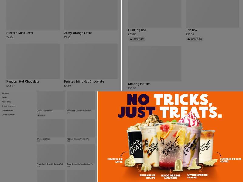 Little Dessert Shop Cheetham Hill Menu