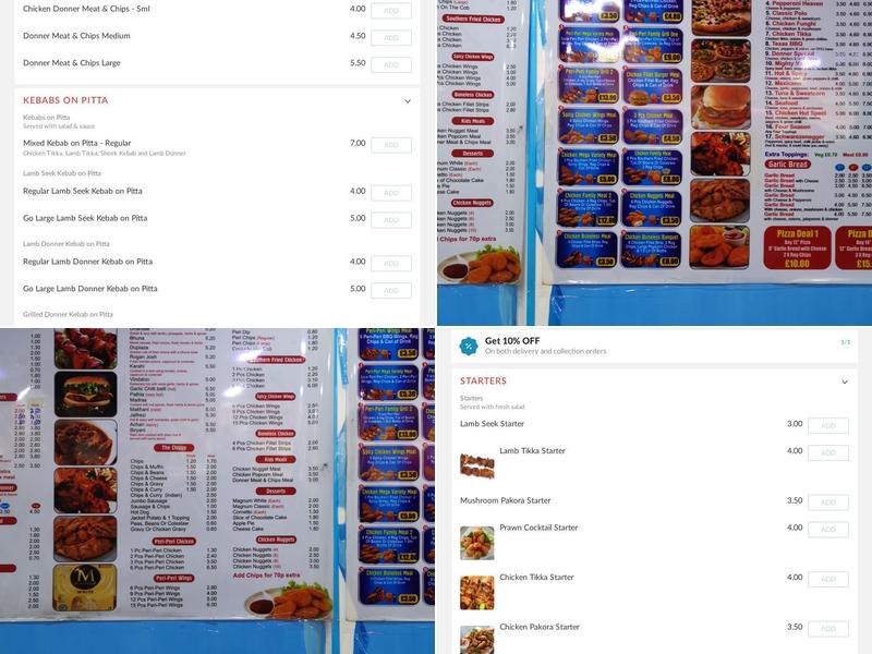 Chicken Hut Menu
