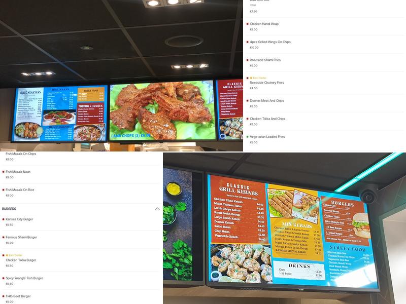 Spices of Kashmir Menu