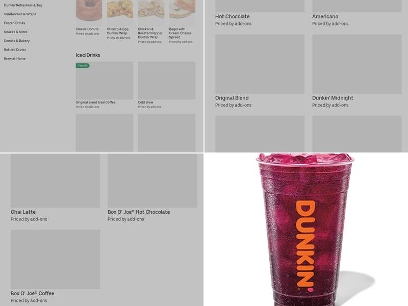 Dunkin' Menu