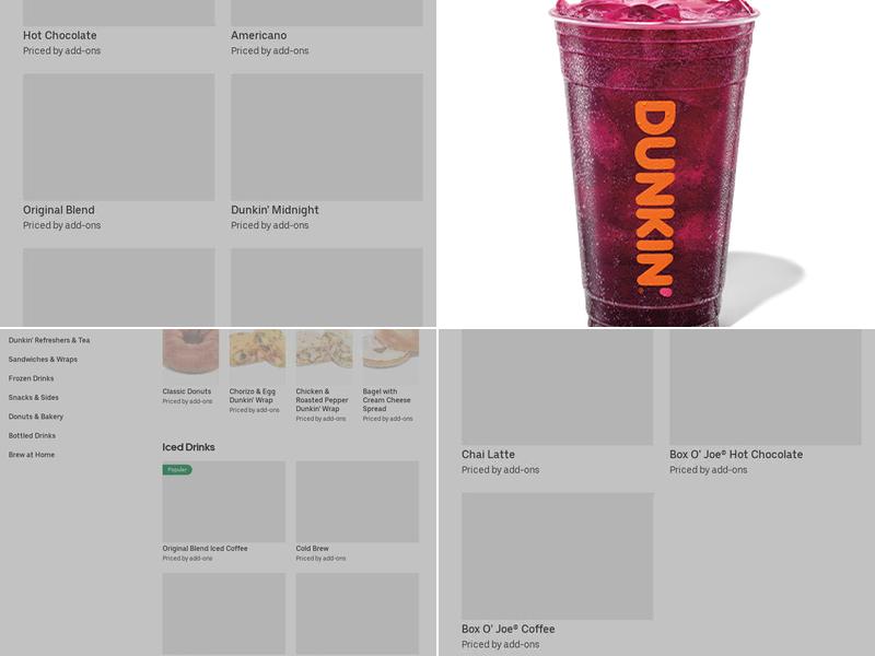 Dunkin' Menu
