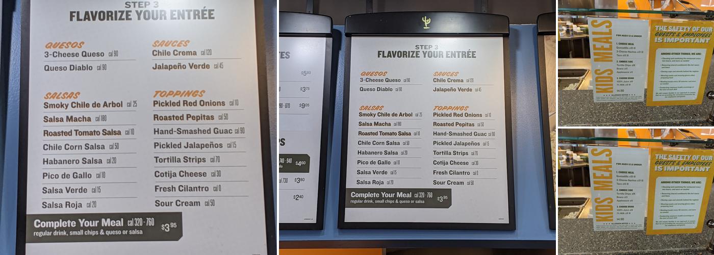 QDOBA Mexican Eats Menu