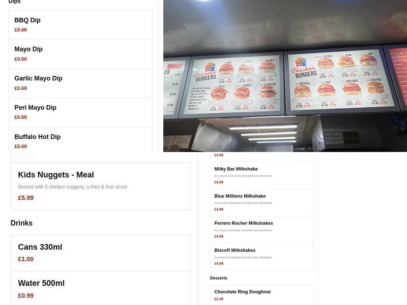 Goody's Flame Grill Menu