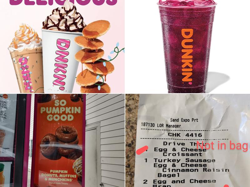 Dunkin' Menu