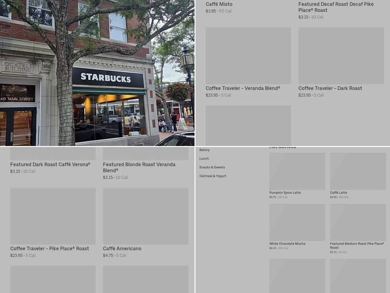 Starbucks Menu