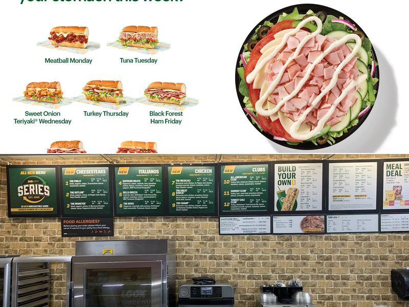 Subway Menu