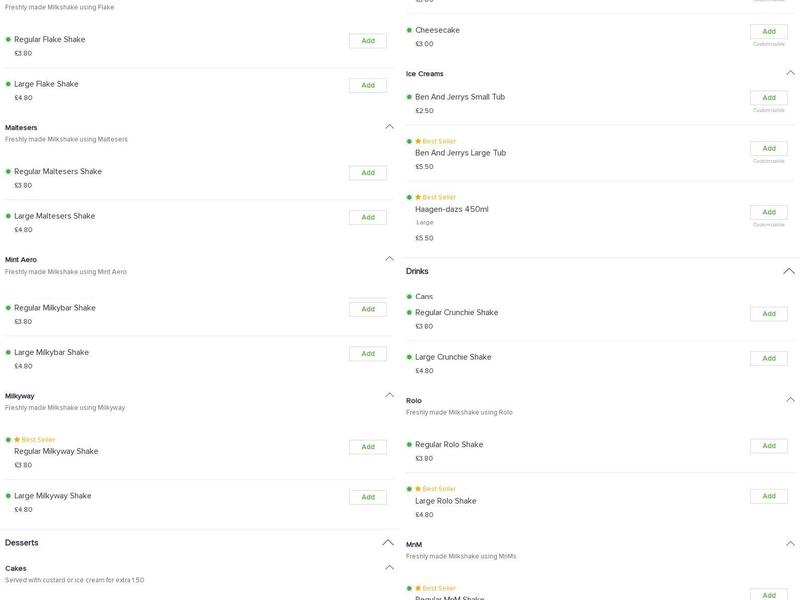 Abduls FoodToGo Menu