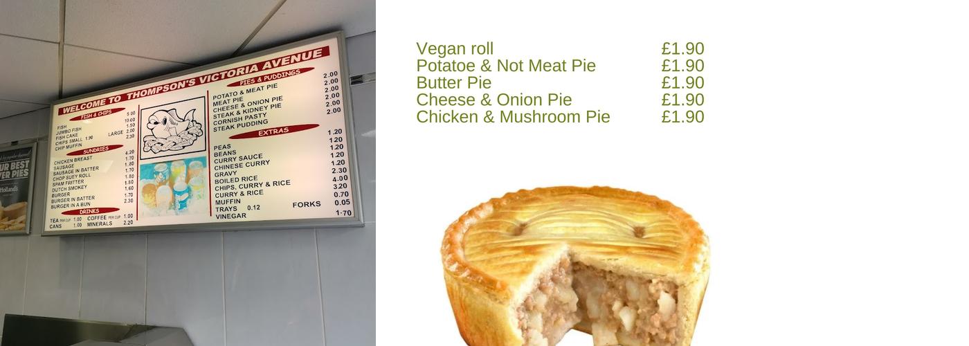 Thompsons Traditional Fish & Chips Menu