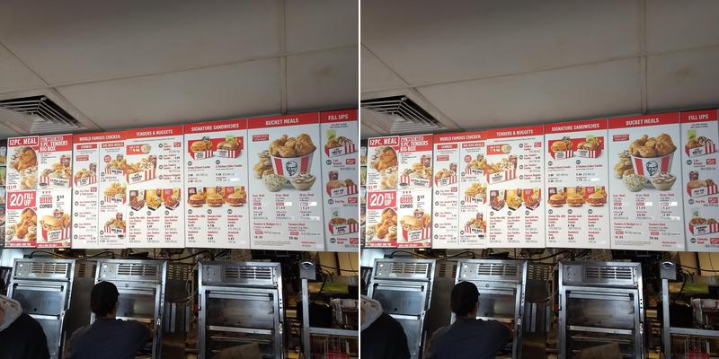 KFC Menu