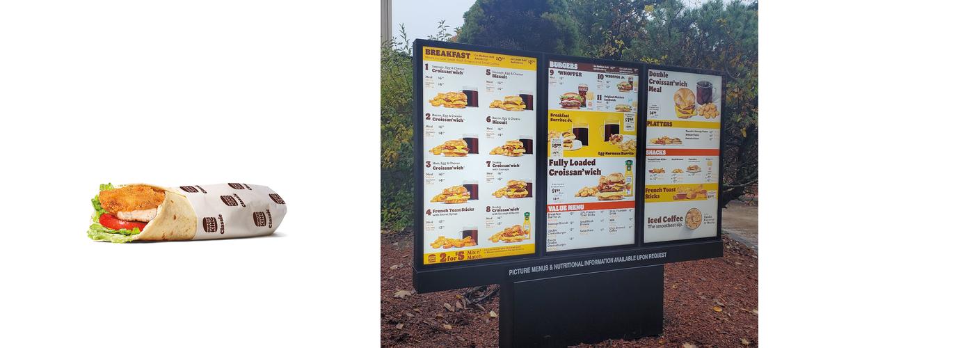 Burger King Menu