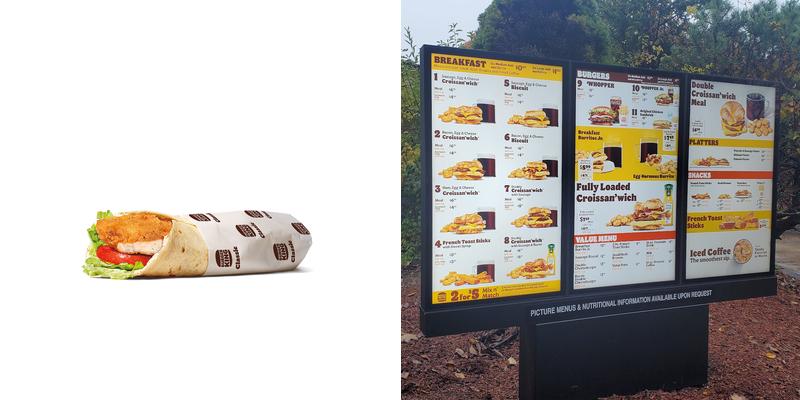 Burger King Menu