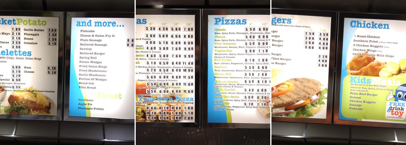 The Fish Net UK Ltd Menu