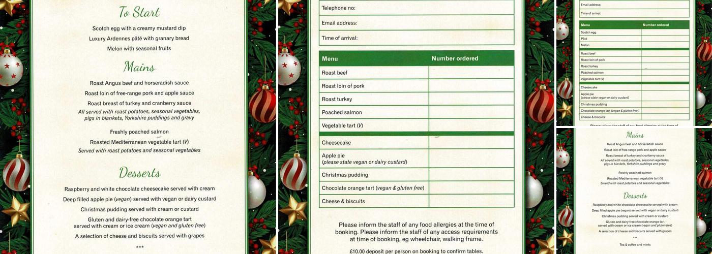 Cassanos Bar & Nightclub Menu