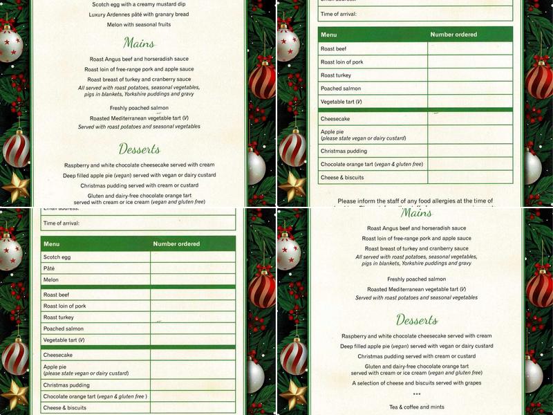 Cassanos Bar & Nightclub Menu