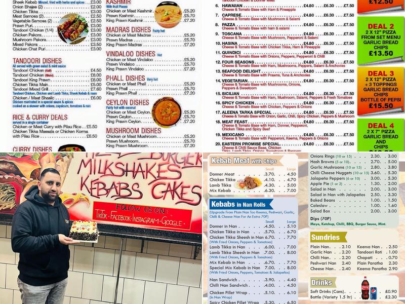 Eastern Promise Menu