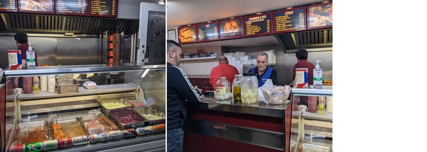 Kebab Fish Knight Menu