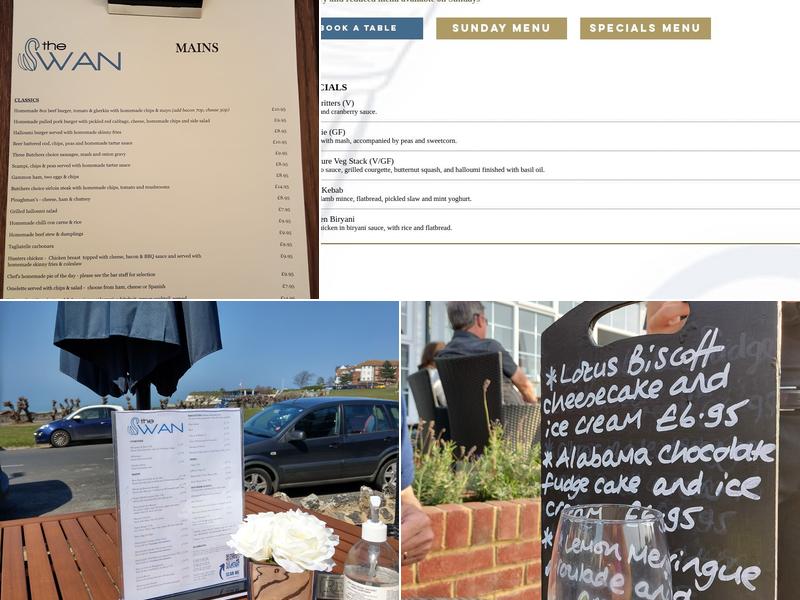 The Swan, Westgate-on-Sea Menu