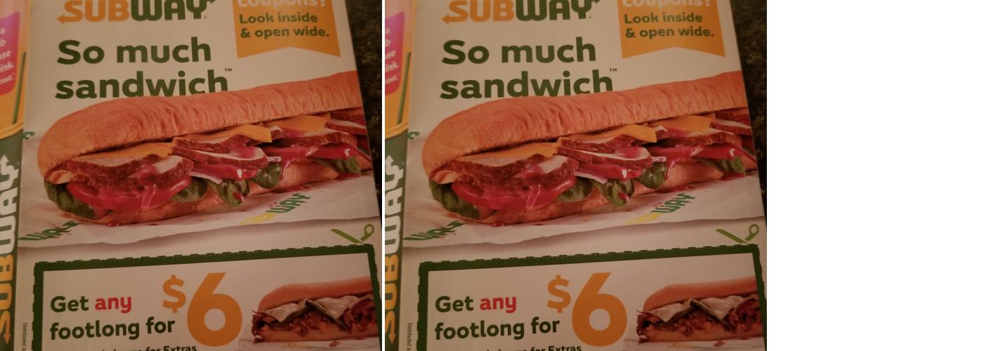 Subway Menu
