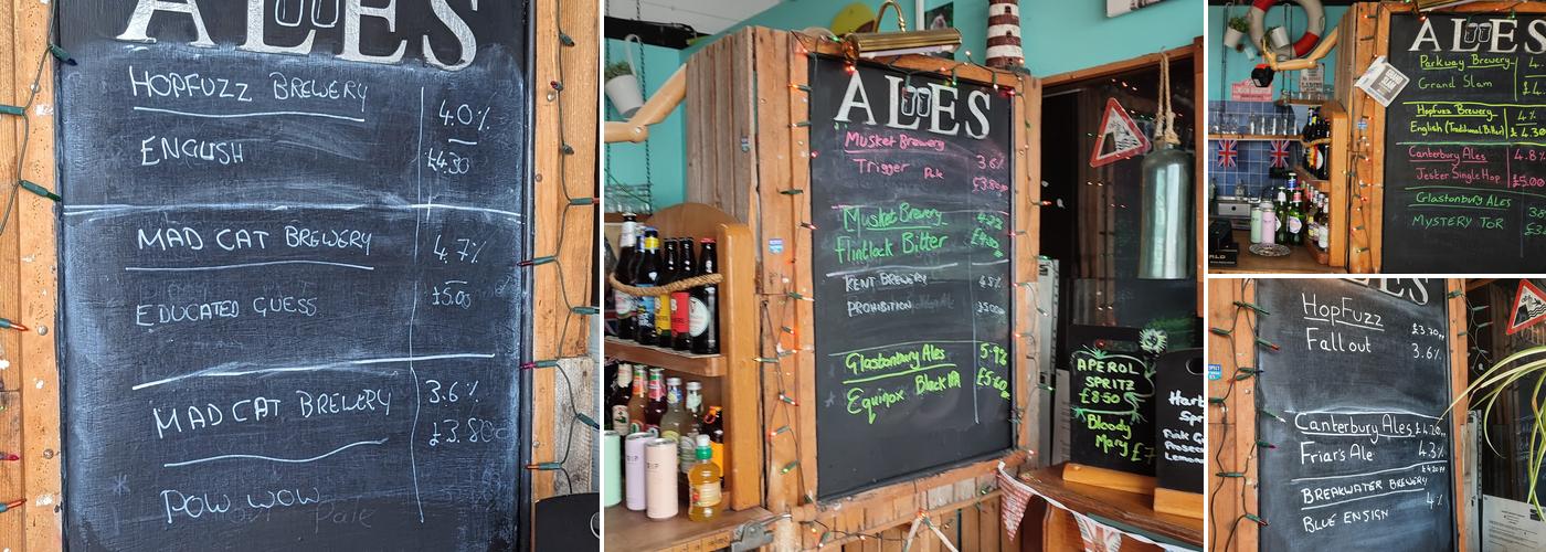 Harbour Arms Micropub Menu