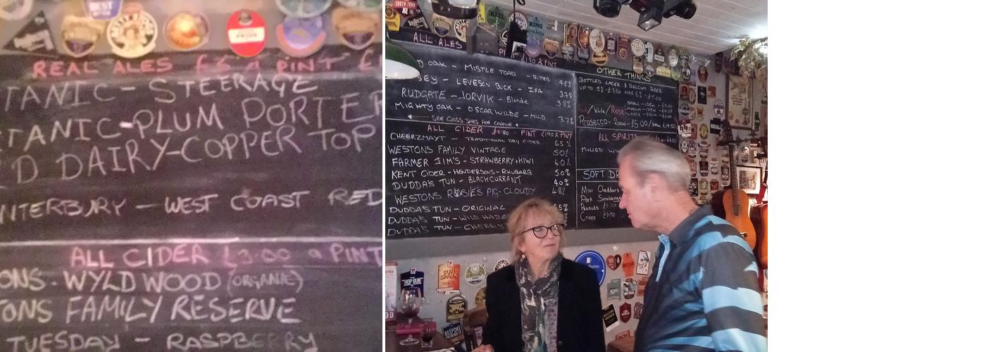 Ales Of The Unexpected Menu