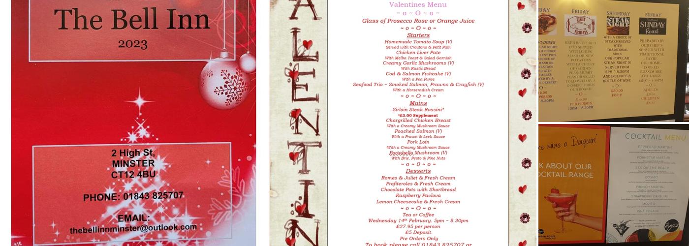 The Bell Inn Menu
