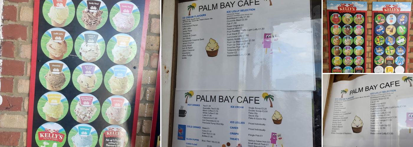 Palm Bay Café Menu