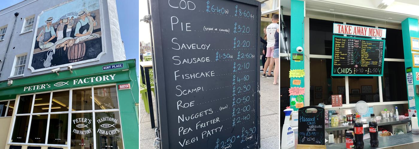 Peter's Fish Factory Menu