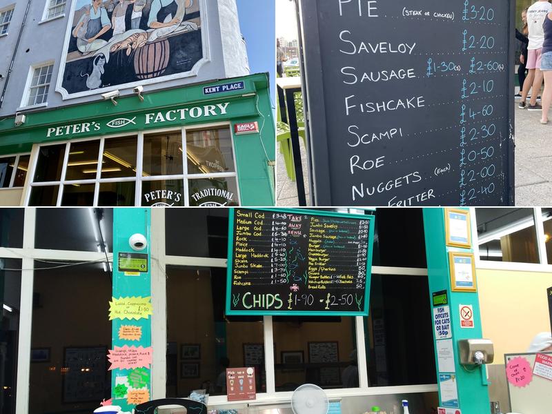 Peter's Fish Factory Menu