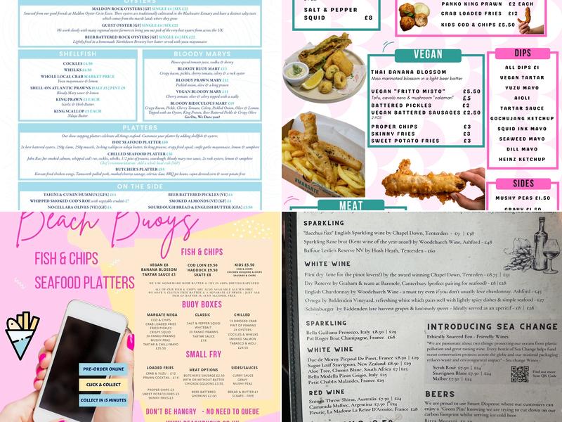 Buoy and Oyster: Restaurant & Seafood bar Menu