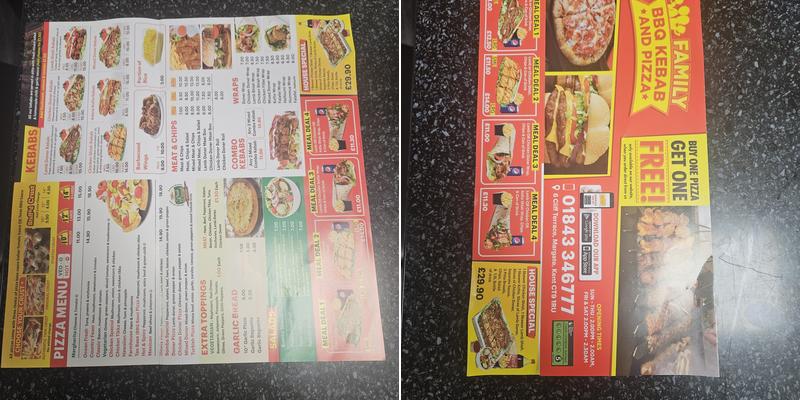 FAMiLY BBQ KEBAB PİZZA Menu