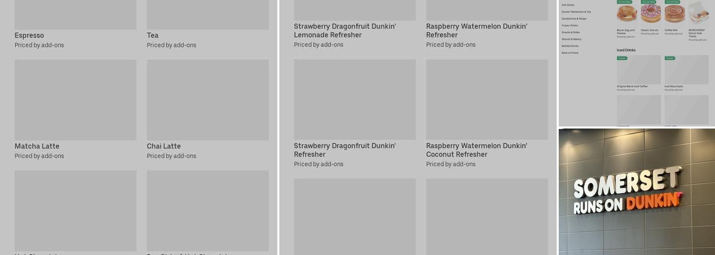 Dunkin' Menu
