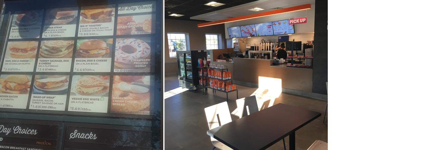 Dunkin' Menu