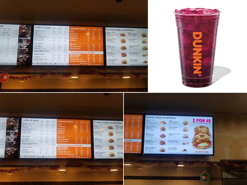 Dunkin' Menu