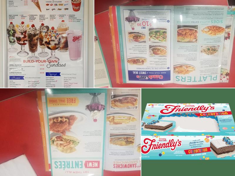 Friendly's Menu
