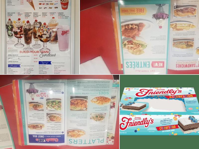 Friendly's Menu