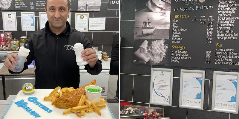 Oyster's Fish & Chips Menu