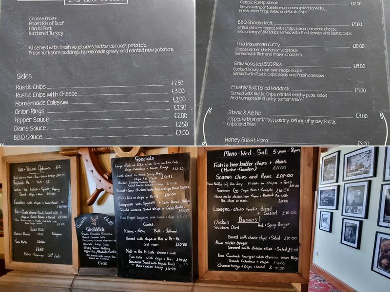 The Brownlow Arms Menu
