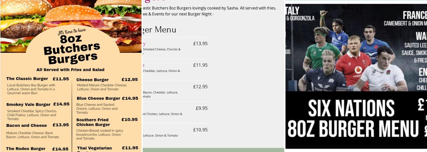 The Blackmore Vale Inn Menu