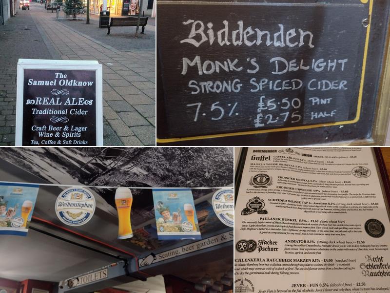 The Samuel Oldknow Menu