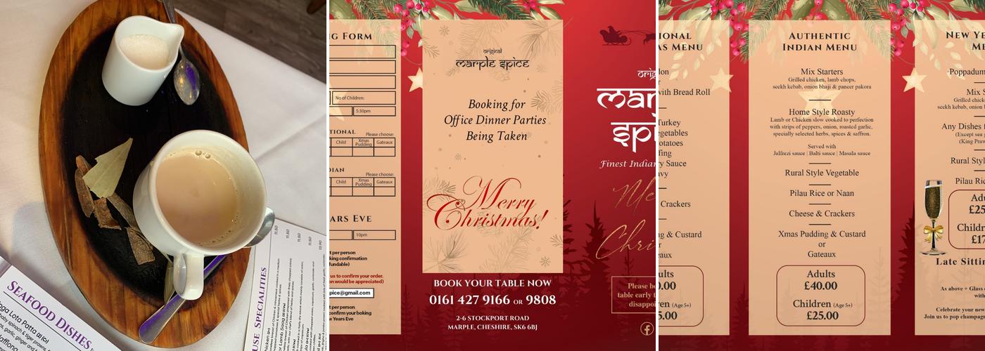 Original Marple Spice, Stockport Menu